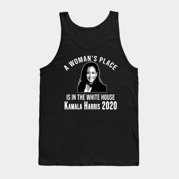 Kamala Harris in the White House 2020 Tank Top by Scarebaby